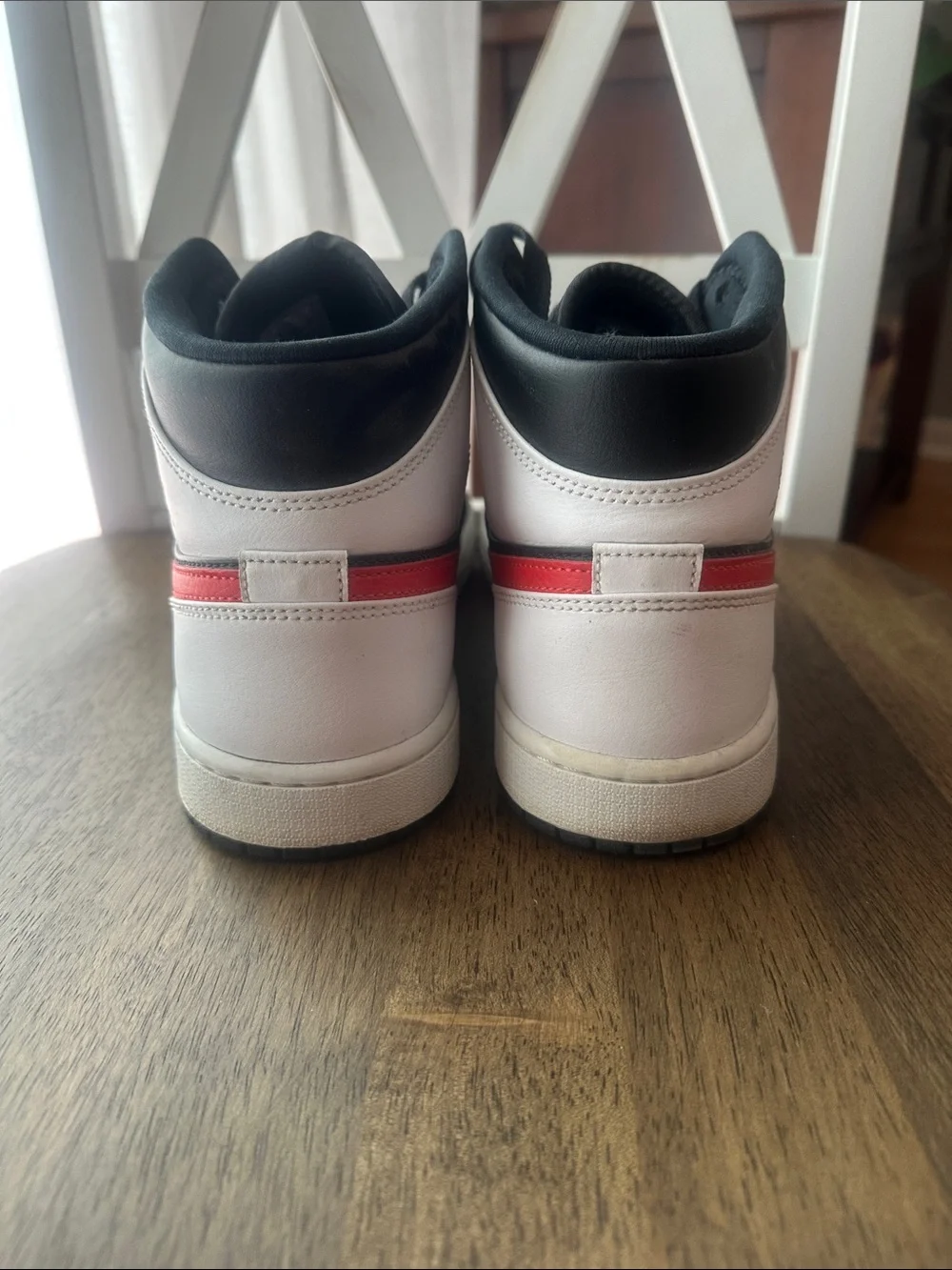 Jordan High-Top Sneakers Black/White/Red
